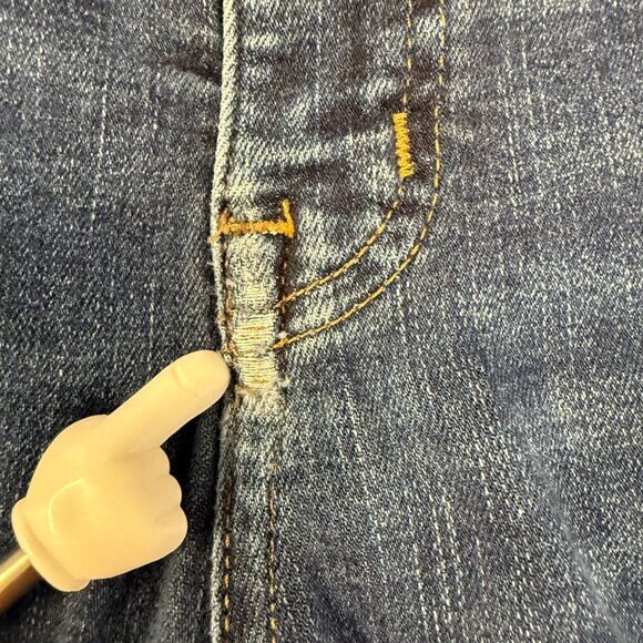 Madewell Womens 9” Mid-Rise Skinny Jeans Size 26 Dark Wash Denim Style L9933 - Picture 6 of 10